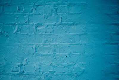Full frame shot of blue wall