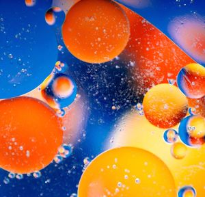 Close-up of bubbles