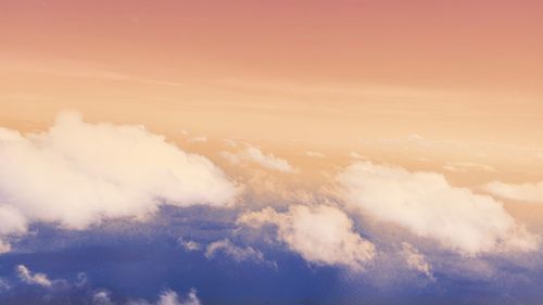 Low angle view of clouds in sky