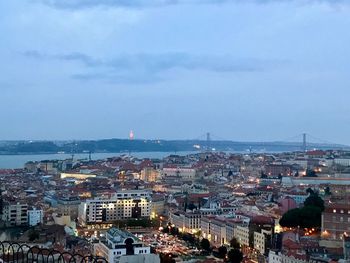 Cityscape against sky