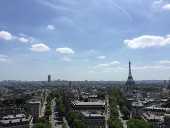 Cityscape against sky