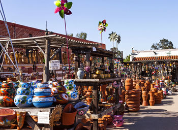 Open market in old town san diego, california,america.