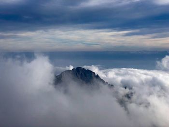 Low angle view of clouds in sky