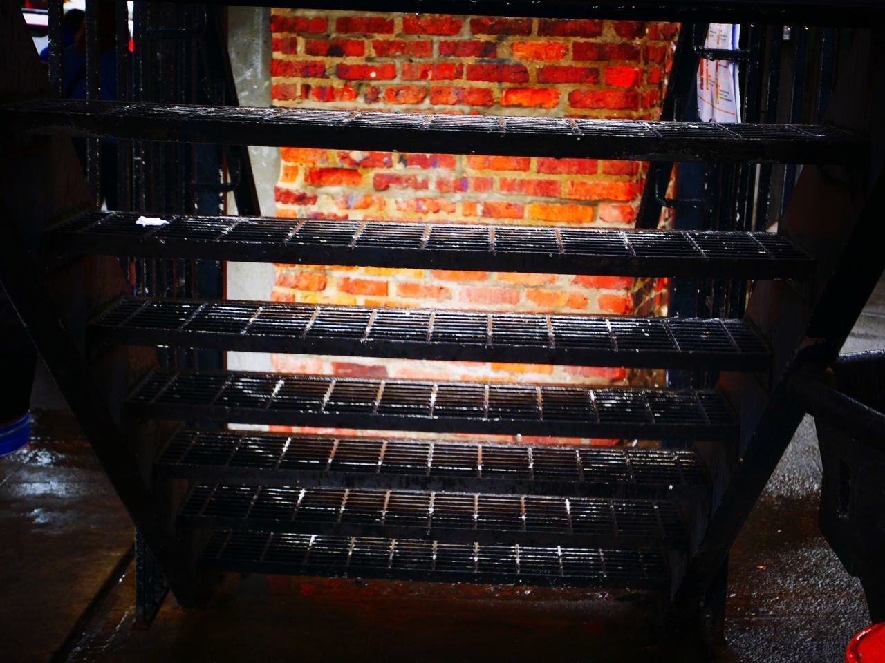 HIGH ANGLE VIEW OF MEAT ON BARBECUE