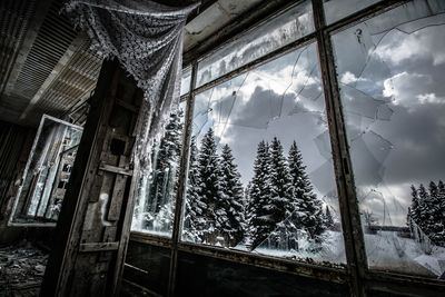 Low angle view of building against clear sky
