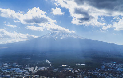 Aerial view of city