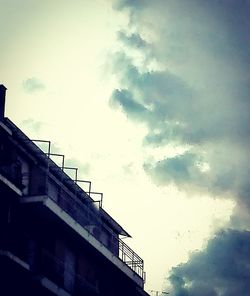 Low angle view of building against sky