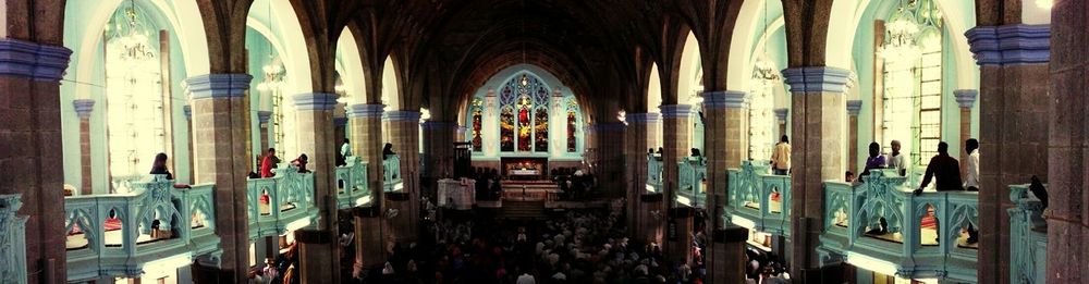 Interior of church