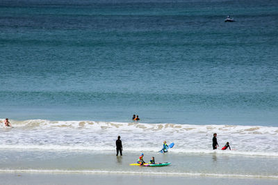 People on beach