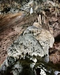 Close-up of rocks in river