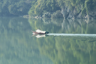 Scenic view of lake