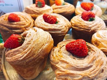 Close-up of strawberries