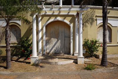 Entrance of old building