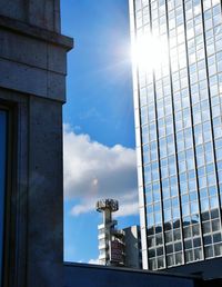 Low angle view of buildings against sky