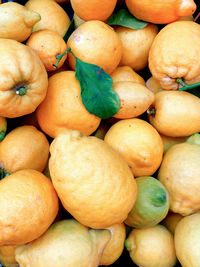 Full frame shot of fruits for sale at market stall