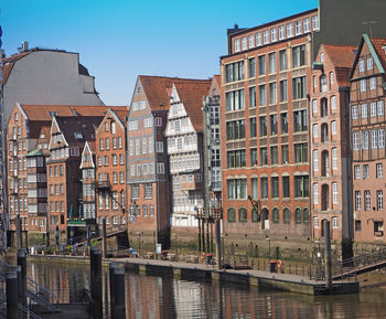 Buildings against sky in city