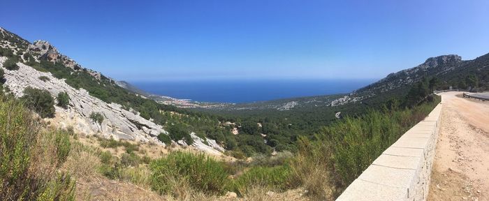 Panoramic shot of sea against sky