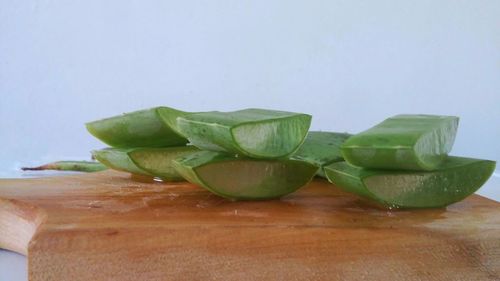 Close-up of vegetables on table