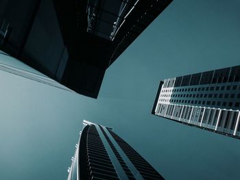 Low angle view of skyscraper