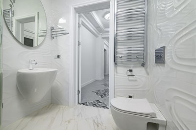 Interior of bathroom