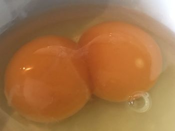 High angle view of breakfast on table