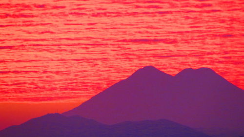 View of mountain range