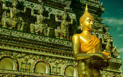 Low angle view of temple