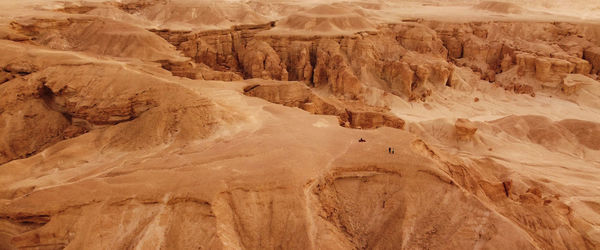 Rock formations in desert