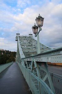 Bridge over river in city