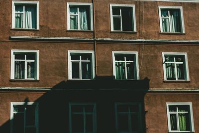 Full frame shot of  windows building