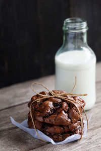 Close-up of drink on table