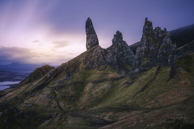 Sunrise at the old man of storr, isle of skye