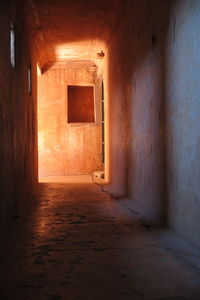 Interior of abandoned home