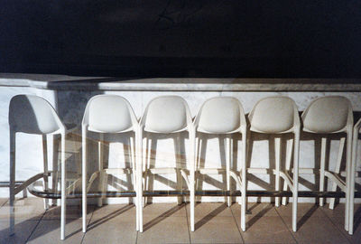 Chairs in row