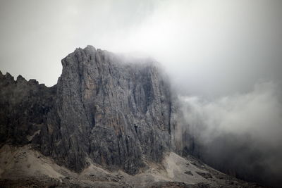Panoramic view of mountain against sky