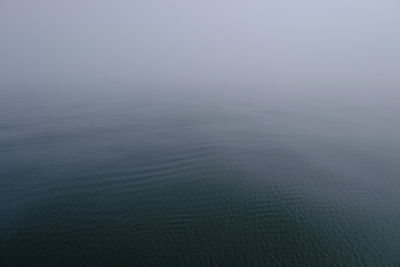 High angle view of sea against sky