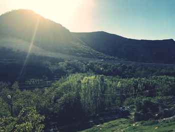 Scenic view of landscape against sky