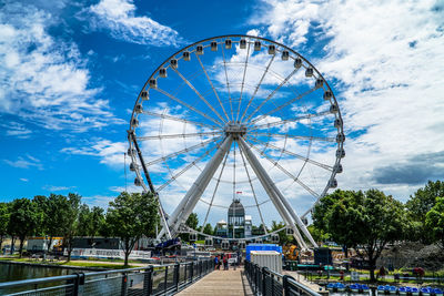 Ferris wheel against sky