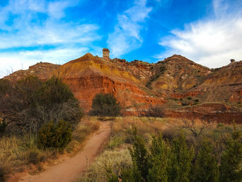 Panoramic view of landscape against sky