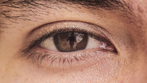 Close-up portrait of human eye