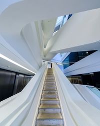 Staircase in modern building