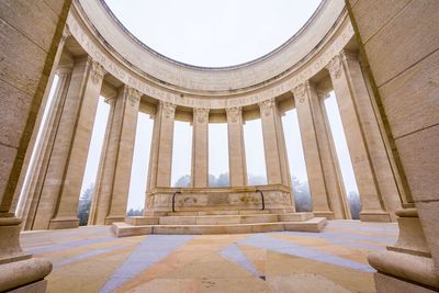 Low angle view of historical building