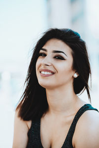 Portrait of a smiling young woman