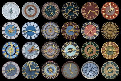 Full frame shot of clock