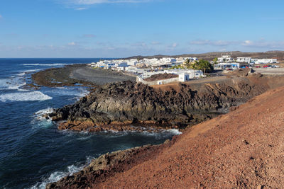 El golfo village on lanzarote island