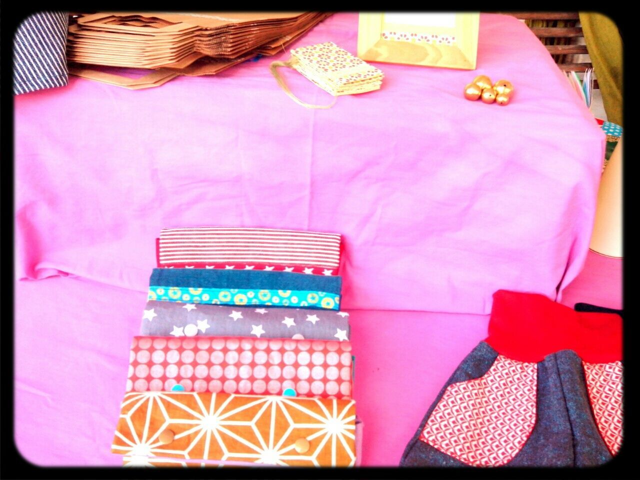 indoors, home interior, high angle view, auto post production filter, transfer print, chair, multi colored, still life, table, red, no people, absence, cushion, sofa, curtain, wall - building feature, hanging, pattern, furniture, textile