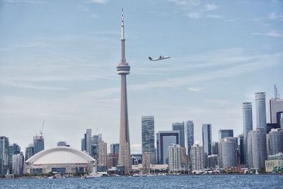 City skyline against sky