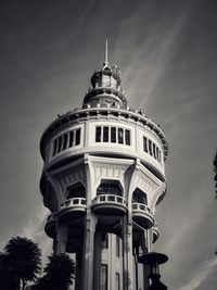 Low angle view of building against sky