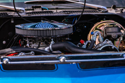 Close-up of vintage car