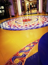 Full frame shot of multi colored floor